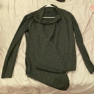 Open shirt(tees).Darkgray.Size US2.Brand:Allsaints